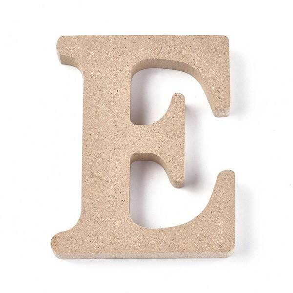 Letter Unfinished Wood Slices