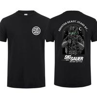 Sig Sauer Shooter Ready Stand By T-shirt - Sig Sauer Fan Gift Nature Hunting Enthusiast Outfit Gift For Men And Women Dad Cot...