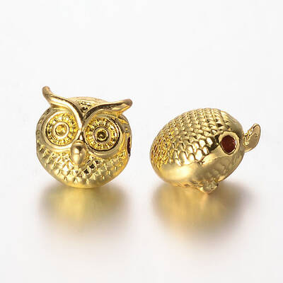 Owl Alloy Beads