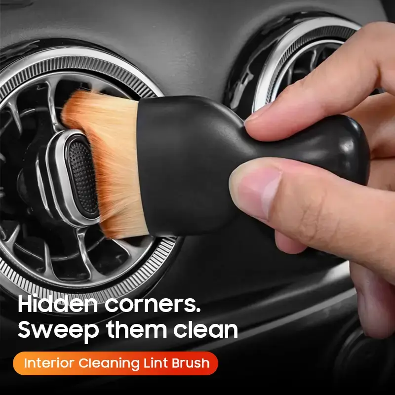Car Interior Cleaning Brush ，Dashboard air outlet Gap Dust Soft bristles scratch-free cleaning brush，Multi-purpose Interi...