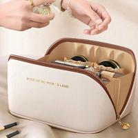 Large Capacity Makeup Bag, 1 Count Waterproof Toiletry Bag, Storage Bag for Cosmetic, Skin Care, Makeup Tool, Travel Essentia...