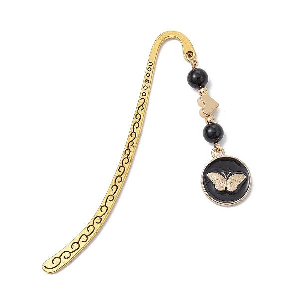 Natural Black Onyx Bookmarks