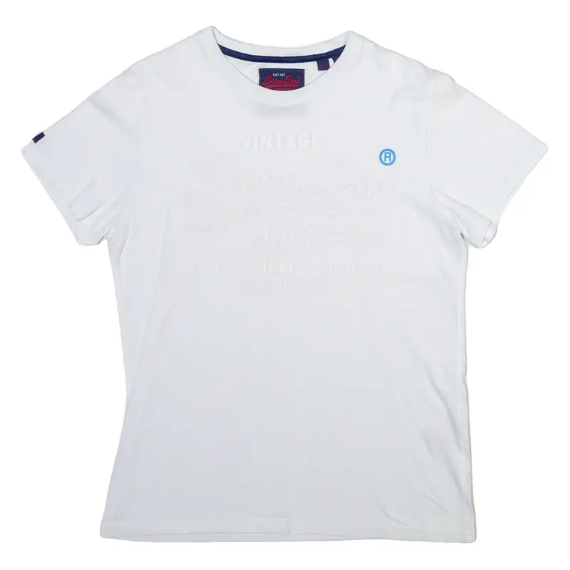 SUPERDRY Mens T-Shirt White L