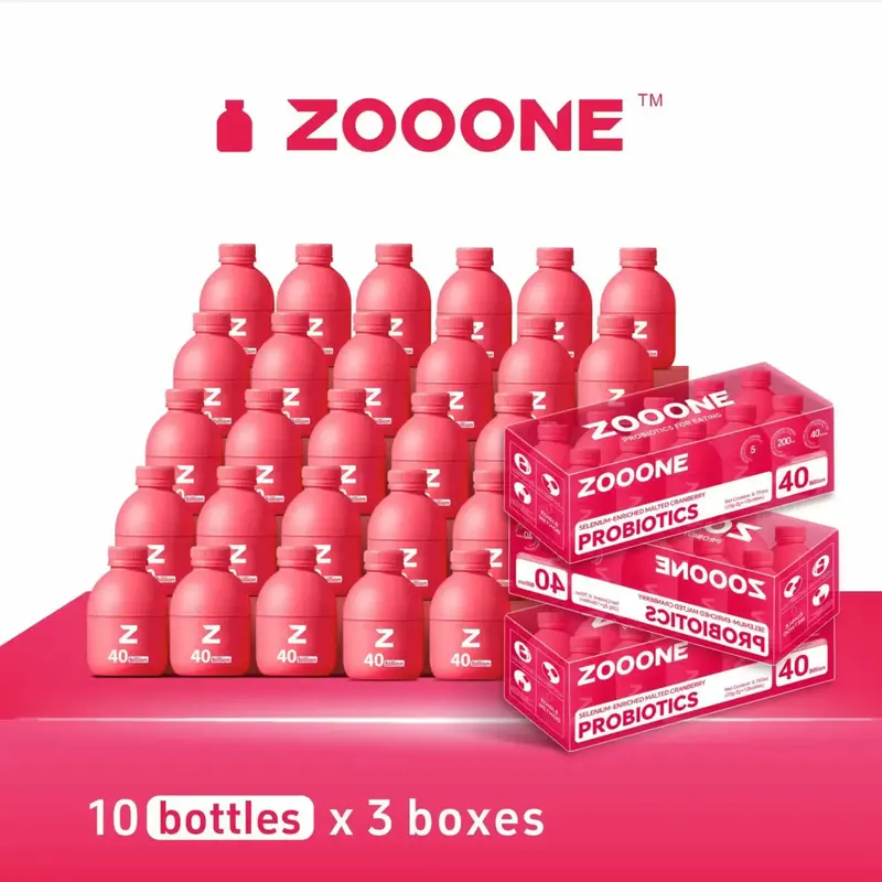 ZOOONE 30bottles*0.7oz Women's Probiotics 40 Billion CFU
