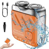 Top-SELLING Men's Mini Electrict Shaver R-12 Luggage Electric Shaver Portable Beard Shaver USB Rechargeable Home Travel Comfo...