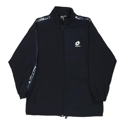 Lotto Track Jacket - XL Black Cotton