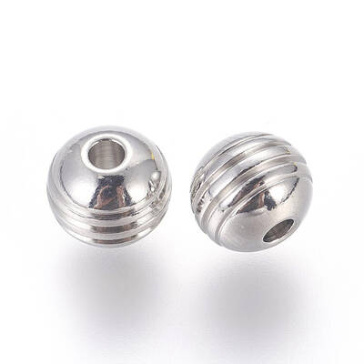 Tarnish Resistant 304 Stainless Steel Beads