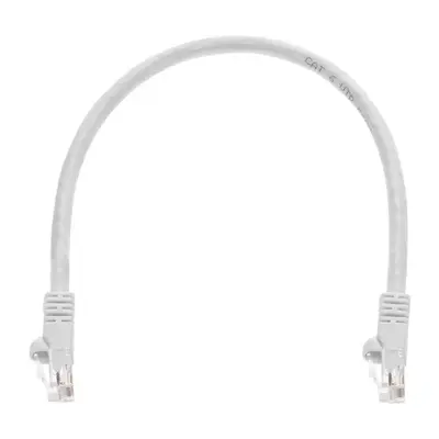2292 Monoprice Cat6 Ethernet Patch Cable Snagless RJ45 Stranded 550MHz UTP Pure Bare Copper Wire 24AWG 1ft White