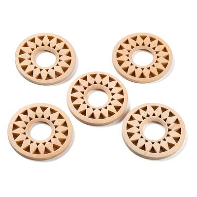 Wood Crystal Ball Display Bases