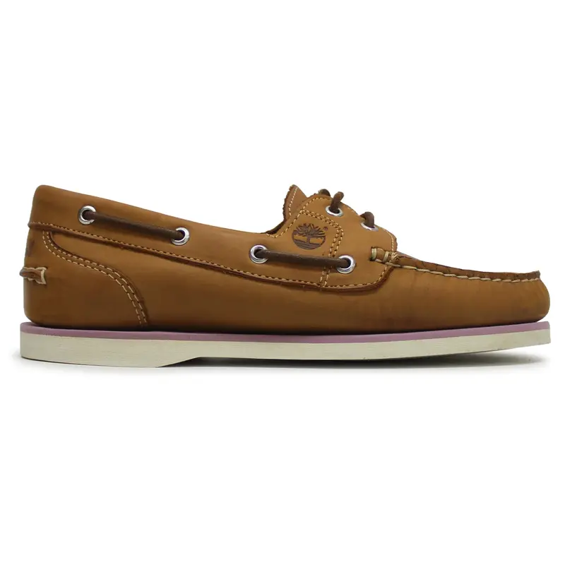 Timberland Classic Boat Full Grain Leather Women's Comfort Shoes - Light Brown - Size:US 7.5 Women