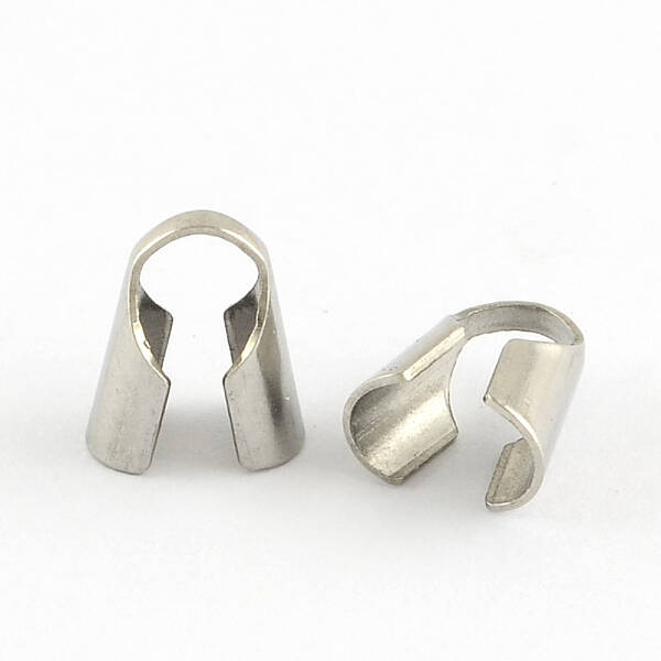 Tarnish Resistant Stainless Steel Bead Tips