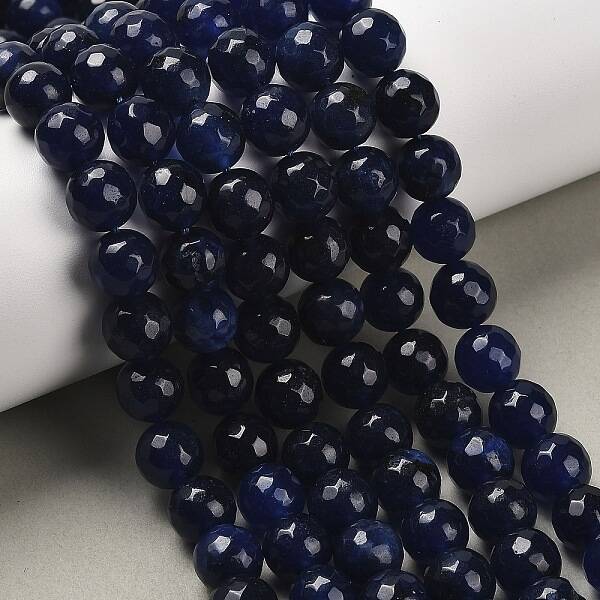 Natural White Jade Bead Strands