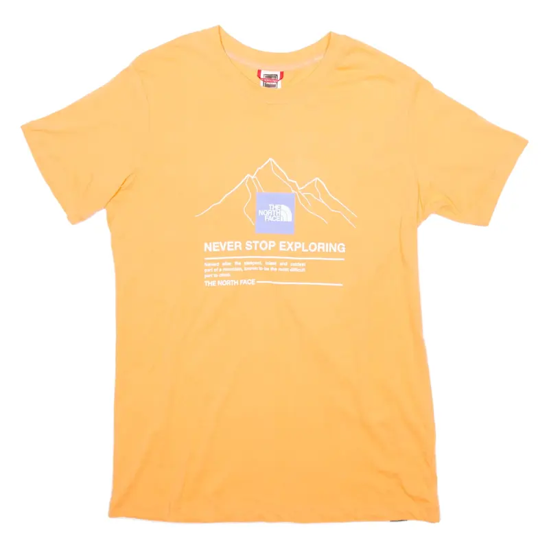 THE NORTH FACE Womens T-Shirt Orange S