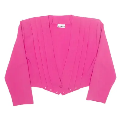 ANWAR Womens Waistcoat Pink Long Sleeve M