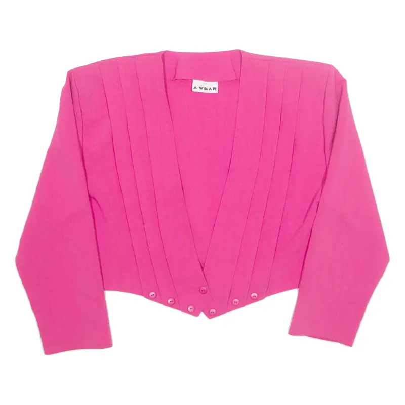 ANWAR Womens Waistcoat Pink Long Sleeve M