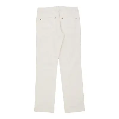 Cavalli Class Jeans - 34W UK 12 White Cotton