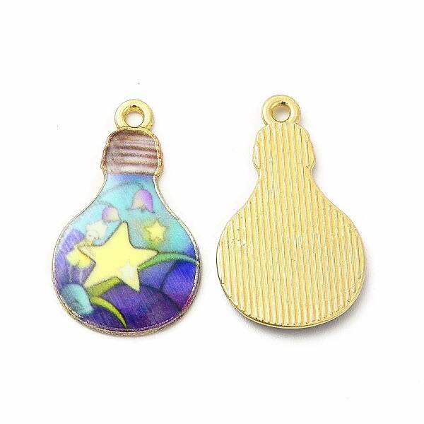 Alloy Printed Pendants