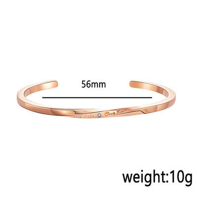 Twisted Stainless Steel Cuff Bangles