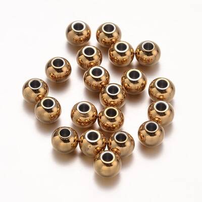 Ion Plating(IP) 304 Stainless Steel Beads