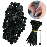Nylon Universal Cable Tie Buckle, 2025 Premium Heavy Duty Self-Locking Nylon Zip Ties Holder, Multipurpose Plastic Cable Ties...