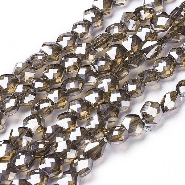 Electroplate Glass Beads Strands