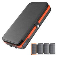 Hiluckey Solar Charger 27000mAh Power Bank 22.5W Fast Charging Portable Phone Charger with 4 Solar Panels USB C PD External B...