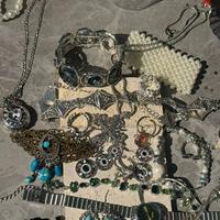 vintage gothic jewelry Mystery jewelry bag Grunge,Fantasy,Ethereal, Whimsical necklace