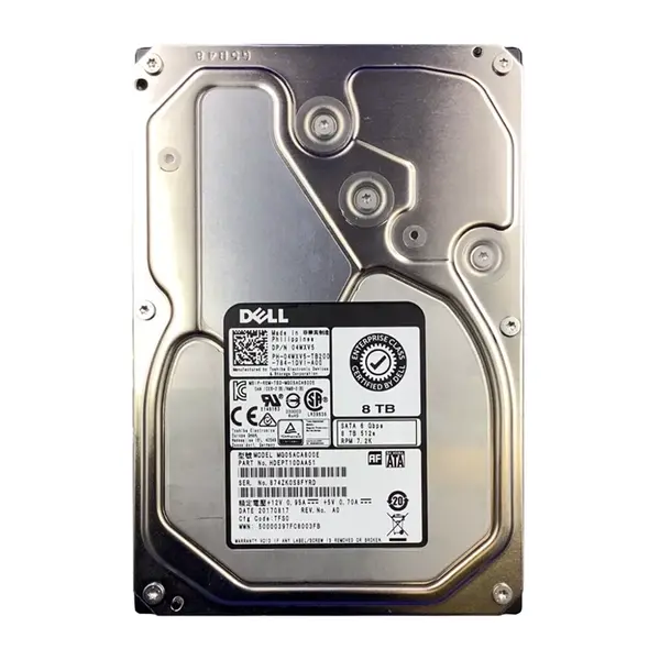4WXV5 Dell 8TB 6Gb/s SATA 7200 3.5-Inch Hard Drive