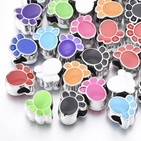 UV Plating Acrylic European Beads