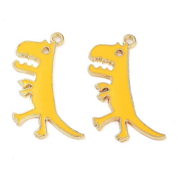 Rack Plating Alloy Enamel Pendants