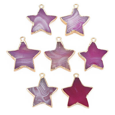 Natural Agate Pendants