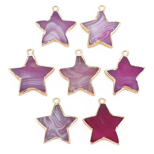 Natural Agate Pendants