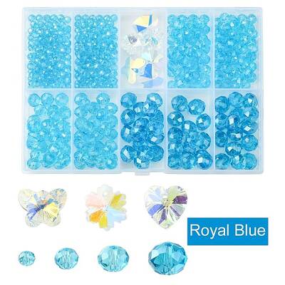 DIY Glass Beads & Charms Jewelry Making Finding Kit