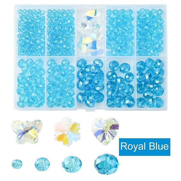 DIY Glass Beads & Charms Jewelry Making Finding Kit