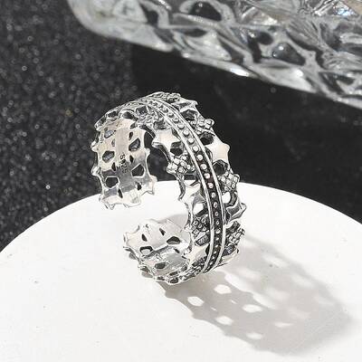 Sterling Silver Open Cuff Rings for Women