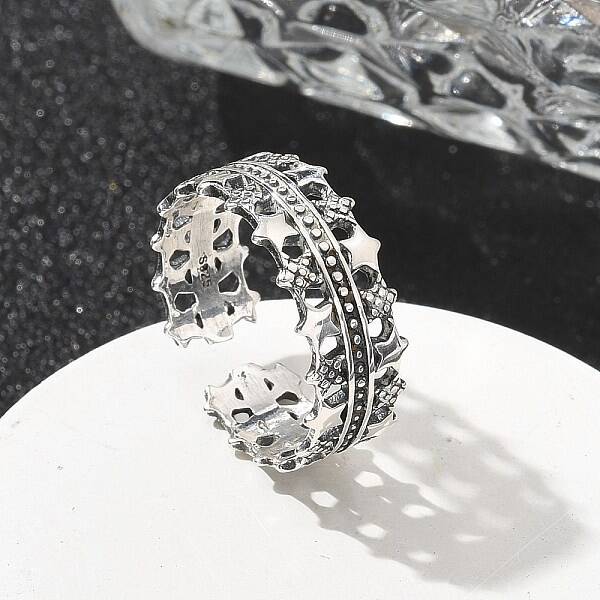 Sterling Silver Open Cuff Rings for Women