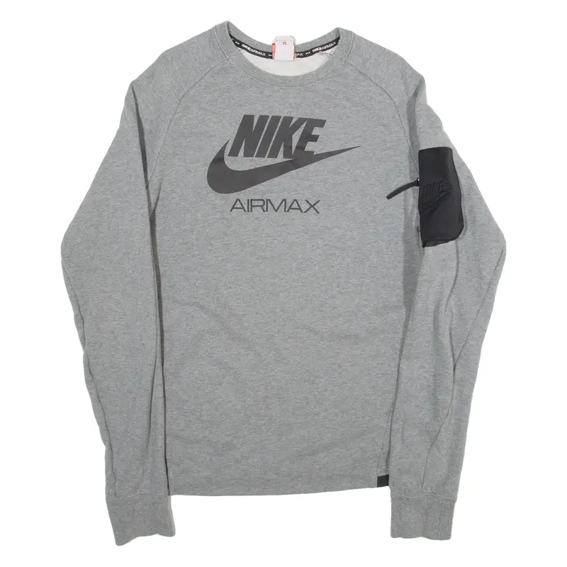 NIKE Womens Sweatshirt Grey M