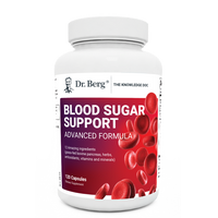 Blood Sugar Support Advanced Formula with Chromium & Potassium 120- Vegetable Capsules Supplement Healthcare