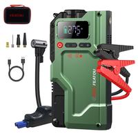 8000A Portable Car Jump Starter with AirCompresSOr, 150PSIJump Starter Battery Pack (All Gas/10.0L Diesel),Car JumperBox with...