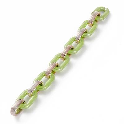 Handmade Opaque Acrylic Cable Chains