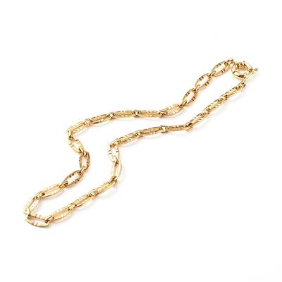 304 Stainless Steel Oval Link Chain Necklaces