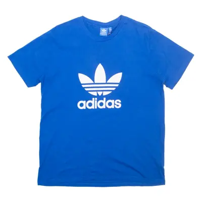 ADIDAS Mens T-Shirt Blue L