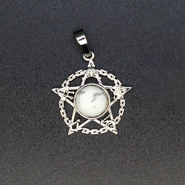 Natural Howlite Pendants
