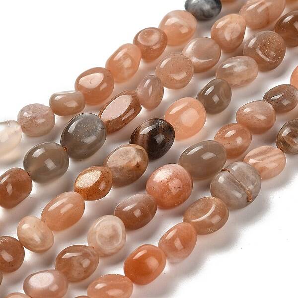 Natural Sunstone Beads Strands