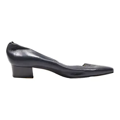 FANNA Pump Heels Black Leather Womens UK 6