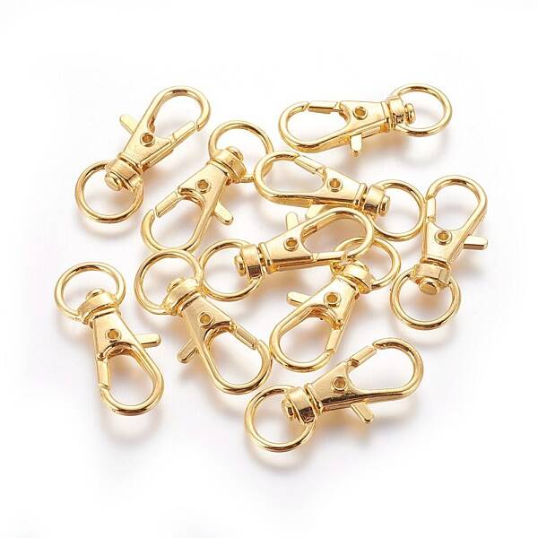 Alloy Swivel Lobster Claw Clasps