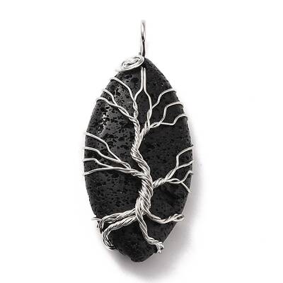 Natural Lava Rock Big Pendants
