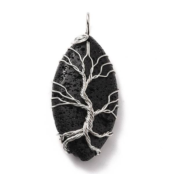 Natural Lava Rock Big Pendants
