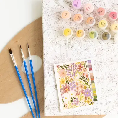 Floral Paint By Number - 8x10\