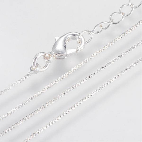 Brass Box Chains Necklaces